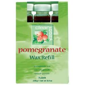   Clean+Easy Pomegranate Wax Refill 3 pack Large: Health & Personal Care