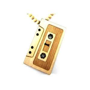  Large Wooden Retro Cassette Tape Natural Good Quality Wood 