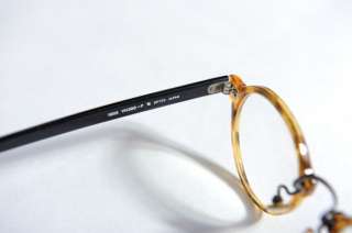 Vintage OLIVER PEOPLES Eye Glasses + Clip On Shades + Case Sunglasses 