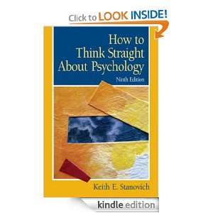 How To Think Straight About Psychology (9th Edition) [Kindle Edition]