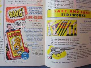 Spencer Christmans Fireworks Catalog Polk OH 1951 Toy Cap Guns  