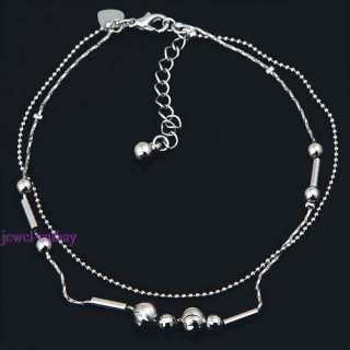 lucky ball heart chain anklet ankle bracelet bead brand  