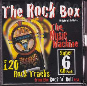 ROCK BOX, THE ~ THE MUSIC MACHINE   120 TRACKS ON 6CDs   FULL DETAILS 