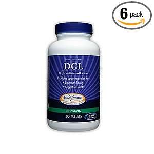  Enzymatic Therapy DGL chewables 100 tabs (Multi Pack 