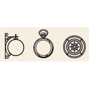 Glimmer Screens Stencils 3/Pkg Tattered Traveler [Office Product]