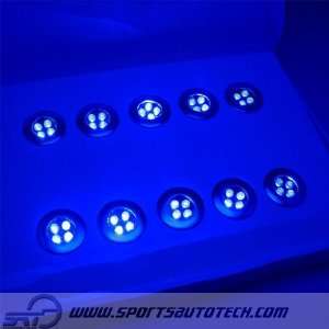   10 Piece LED Puddle Light Kit 8000k Blue JDM VIP Bippu: Automotive
