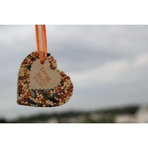  12 Personalized Bird Seed Wedding Favors, Heart 