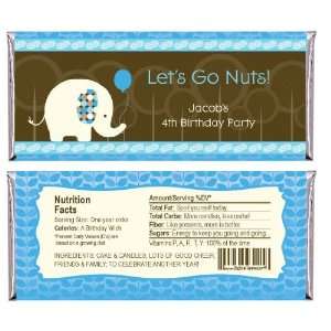   Elephant   Personalized Candy Bar Wrapper Birthday Party Favors: Baby