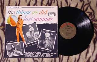 Shelley Fabares Things We Did Last Summer STEREO 1st Pr  