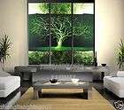 green tree abstract art oil painting sitting room modern Free shipping 