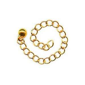  22K Gold Plated Chain Necklace Extender   3 Inch (x10 