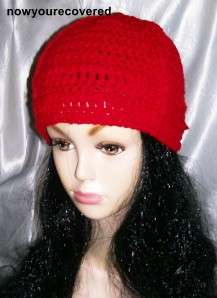 NWT Red Twilight Bella Swan INSPIRED crochet beanie hat  