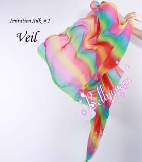 New! Belly Dance Costume Imitation Silk Veil  