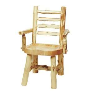   : Fireside Lodge 16150 Traditional Cedar Log Arm Chair: Toys & Games