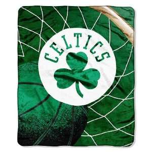  Boston Celtics 50x60 Royal Plush Raschel Throw Blanket 