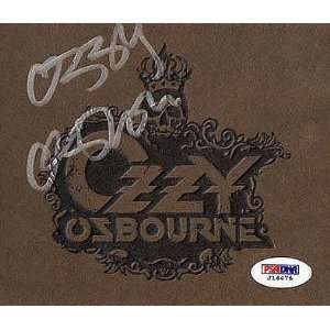   Autograph Signed Black Rain Cd Cover & CD PSA 