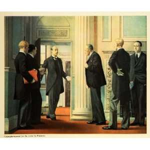  1932 Print Director Court Room Bank Walter Monnington 