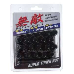   Closed Ended Lightweight Lug Nuts in Black   12x1.50mm: Automotive