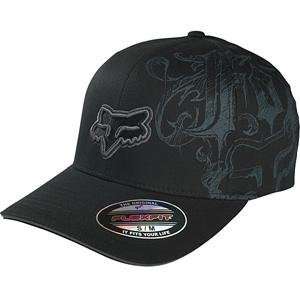    Fox Racing Drake Flexfit Hat   Large/X Large/Black: Automotive
