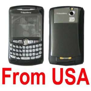  BlackBerry Curve 8300 8310 8320 Black Full Housing Faceplate Parts 