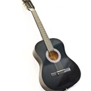Black Acoustic Guitar with Accessories Combo Kit Beginners