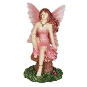  Resin Ornament   Mystical Fairy On Mushroom Everything 