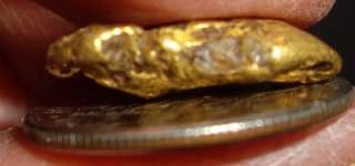 GOLD BULLION NUGGET Natural Alaska Specimen 1.898 GRAMS Collector 
