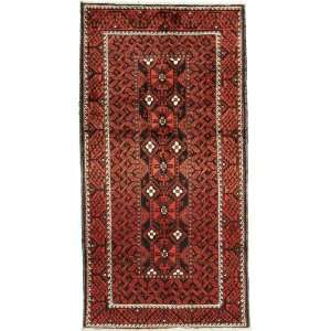   10 x 95 Red Persian Hand Knotted Wool Shiraz Rug: Home & Kitchen