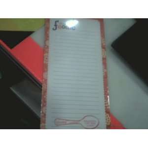  C.R. Gibson Magnetic Shopping List Pad, Kitchen Whimsy 