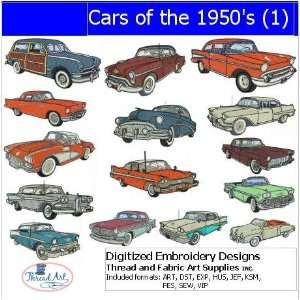   Embroidery Designs   Cars of the 50s(1) Arts, Crafts & Sewing