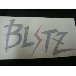  Blitz Racing Decal Sticker (New) Black/red X 2