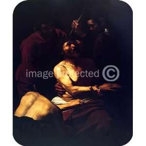    Caravaggio Art The Crowning with Thorns MOUSE PAD