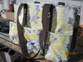 NIOP Thirty One Gifts Organizing Utility Tote Awesome Blossom 2012 