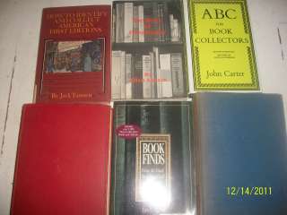 Lot of 6 Books on Book Collecting and Selling  
