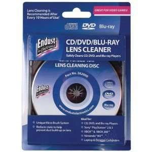   262000 CD/DVD/BLU RAYDISC /GAME CONSOLE LENS CLEANER: Electronics