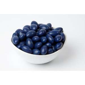 Dark Blue Jordan Almonds (10 Pound Case) Grocery & Gourmet Food