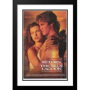  Return to the Blue Lagoon 20x26 Framed and Double Matted Movie 