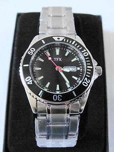 New in Box Bulova TFX Womens / Mens Watch Black Dial Date Adjustable 