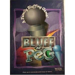  BLUFF N PEG STRATEGY GAME [A FAMILY BLUFFING GAME Toys & Games