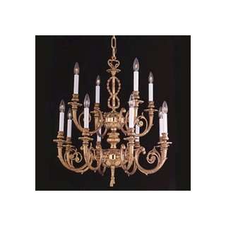 World Imports 2912 04 baltimore place Chandelier Cameo Brass Width: 28 