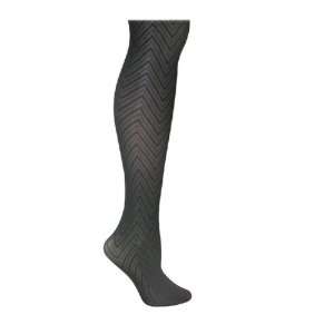   Foot Traffic Womens Black Textured Tights Velencia: Everything Else