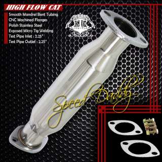 STAINLESS RACING DOWN/TEST PIPE HIGH FLOW CAT 93 97 NISSAN ALTIMA I4 2 