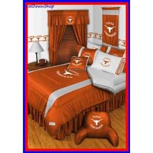  Texas UT Longhorns 4pc SL Twin Comforter/Sheets Bed Set 