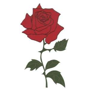  Red Rose Glitter Laser Die Cut: Arts, Crafts & Sewing