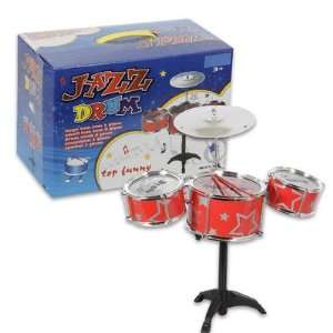   Kids Authority Jazz Drum set   Kids Toy Drum set   Red: Toys & Games