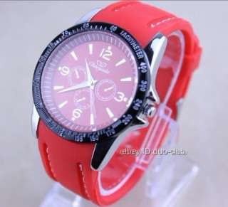 1Pcs CYD Fashion Big Dial Rubber Band Wrist Watch For Boys  