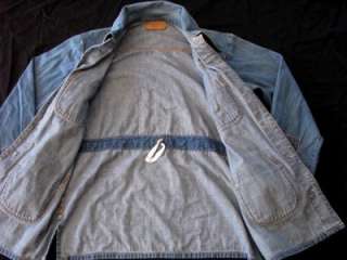   70s LEVIS DENIM Work Engineers JACKET western jeans Big E 50s 60s M 40