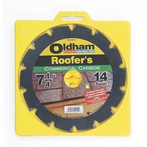  Oldham 7256914 Commercial 7 1/4 Inch 14 Tooth FTG Roofers 