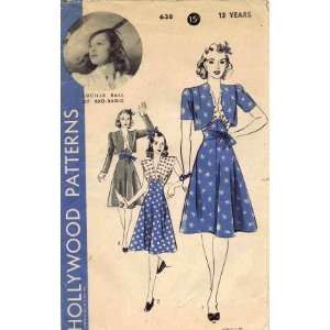   Lucille Ball Girls Dress & Bolero Size 12: Arts, Crafts & Sewing