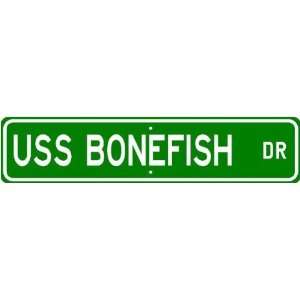  USS BONEFISH SS 582 Street Sign   Navy Ship Gift Sailor 